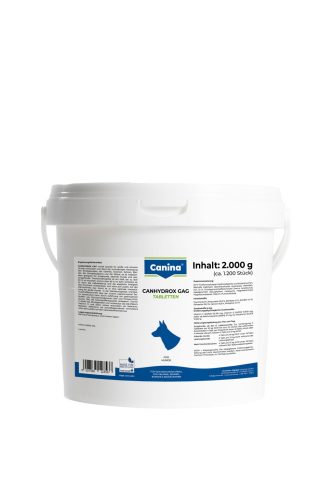 Canhydrox GAG: Nagytestű és nehéz kutyafajtáknak, a kötőszövetek, ízületek, szalagok, ínak, porcok és csontok támogatására (1200 tabletta)