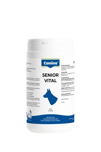 Senior Vital: Természetes vitamin-, ásványi anyag és nyomelem formula idősödő kutyáknak (500g)