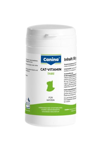 Cat Vitamin: Vitaminkomplex macskáknak, sörélesztővel (100 tabletta)
