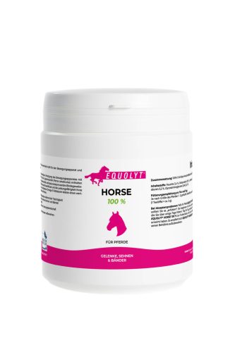 EQUOLYT Horse 100%: Zöldkagylóval a kötőszövetek, szalagok, ínak, ízületek egészségéért lovaknak (400g)