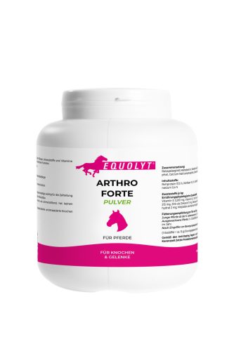 EQUOLYT Arthro Forte: a csontok, ínak, szalagok funkcióinak támogatására, a gyenge ízületek erősítésére lovaknak (1000g)